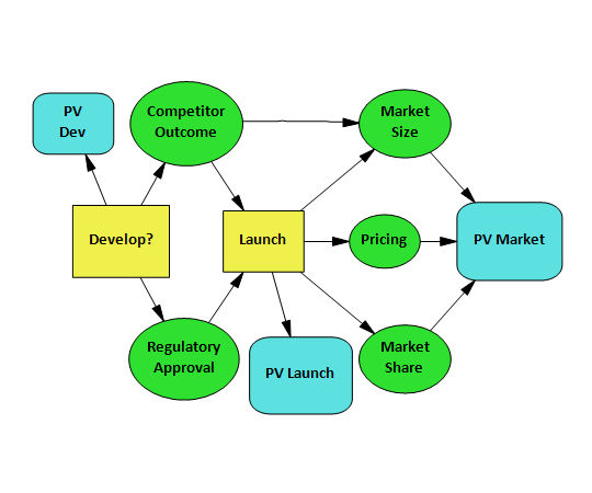 DPL 9 Professional - Drug Development Influence Diagram
