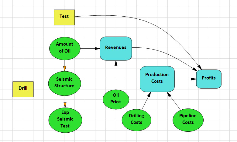 DPL 9 Professional - Wildcat Influence Diagram